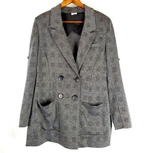 Cabi Bond 3728 Gray Plaid Blazer Jacket